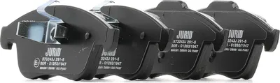 Image de Jeu de plaquettes de frein avant JURID pour RENAULT MEGANE III Grandtour (KZ0/1) 573243J