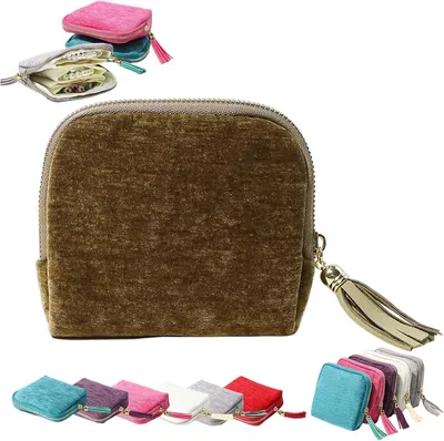 Productafbeelding van Sieraden-organizer-etui met franjes voor oorbellen - Ringen - Halskettingen - Armbanden en kleine accessoires