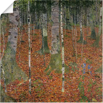 Produktbild von ARTland Poster Birkenwald. 1903 Größe: 30x30 cm