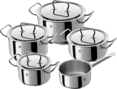 Produktbild von Set of 5 Zwilling Twin Classic Polished Pots