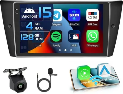 Obrázek produktu pro Autorádio pro BMW řady 3 – Multimediální systém – Navigační rádio – Autorádio s Android Auto – Autorádio s Carplay