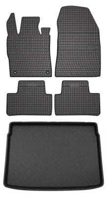 Immagine prodotto di Tappetini gomma SolidPRO + bagagliaio per Opel Astra VI 2021- hatchback 5 pezzi