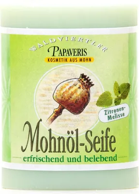 Produktbild von Waldviertler Mohnölseife Zitronenmelisse 100g