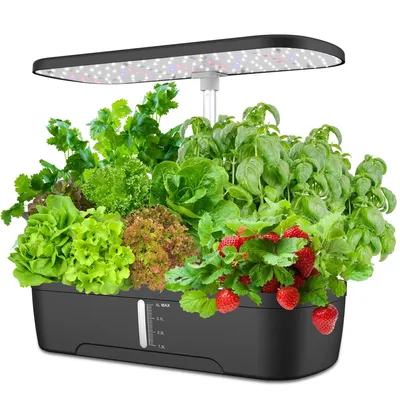 Produktbild von Smartes Wasserpflanzsystem für Innen – LED-Kräutergarten mit automatischer Bewässerung, für frische Kräuter & Gemüse