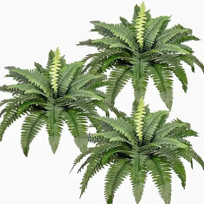 Immagine prodotto di Set di 3 elementi decorativi artificiali | Piante artificiali resistenti ai raggi UV, adatte per l'esterno | Decorazioni per casa, giardino e balcone | Ideali per vasi e fioriere da balcone | Piante artificiali resistenti alle intemperie