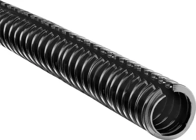 Immagine prodotto di Tubo corrugato FLEXAzip / tubo corrugato senza profilo di chiusura PA6 scanalato - FZIP-M 54, OD 54,5 mm, ID 48,5 mm stretto