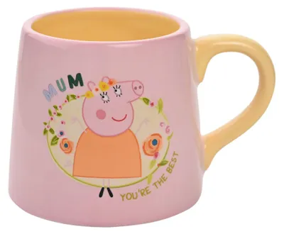Peppa Pig Tasse, Keramik, 250 ml, bunt, für Kinder