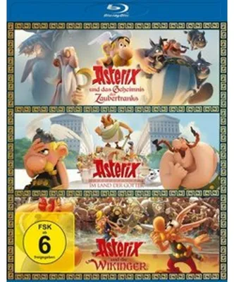 Produktbild von Asterix und das Geheimnis des Zaubertranks & Asterix im Land der Götter & Asterix und die Wikinger