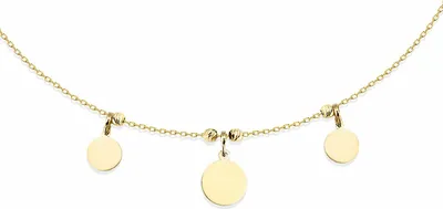 Produktbild von Dkeniz Halskette 925/- Sterling Silber 42 cm + 3cm gelb 145250001