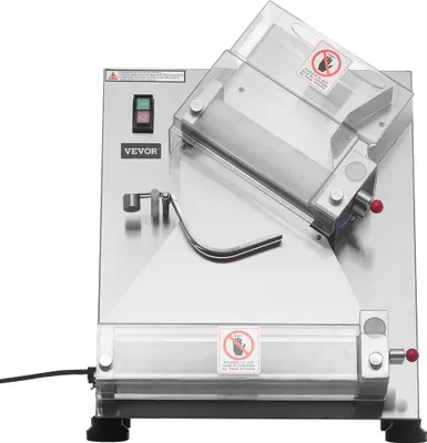 Obrázek produktu pro 14palcový válcovací stroj na pizzové těsto Automatický komerční lis na těsto 370 W