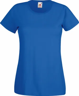 Produktbild von Fruit Of The Loom Lady-Fit Damen T-Shirt BC1354 (L) (Königsblau)