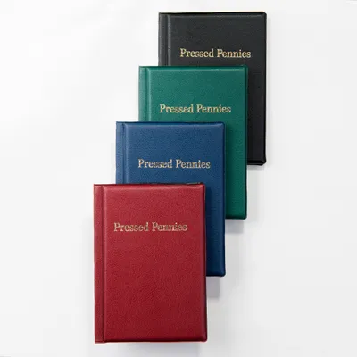 Produktbild von MC. Sammler Münzalbum Taschenalbum für 96 Stück Pressed Pennies | Sammelalbum für Elongated Coins, Quetschies, Presslinge, Souvenir Münzen | Blau