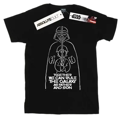 Productafbeelding van Star Wars - "Heers over de melkweg" T-shirt voor heren, model BI46727 (maat L), zwart
