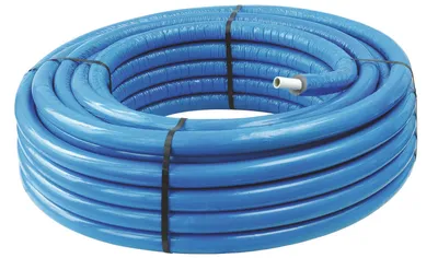 Produktbild von SOMATHERM FOR YOU – Mehrschichtrohr Ø 20, blau isoliert, als 50-m-Rolle – 8 mm Isolierung