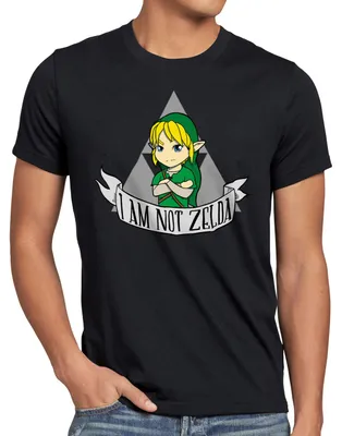 Produktbild von style3 I am not Herren T-Shirt link gamer