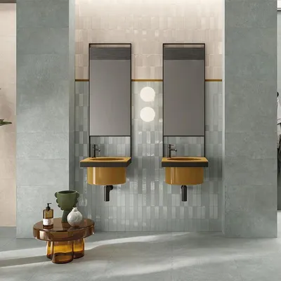 Produktbild von CASA39 Fliesen Betonoptik Grün 30x60 cm Emil Ceramica Sixty