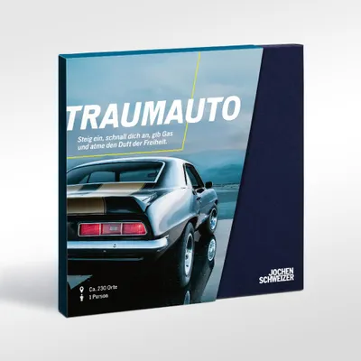 Produktbild von Jochen Schweizer Geschenkbox Traumauto; Erlebnis verschenken oder selbst erleben;