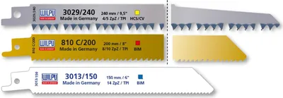 Immagine prodotto di WILPU assortimento di 3 lame alternative 2 per legno e plastica