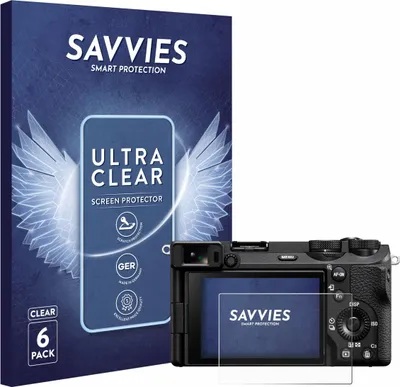 Produktbild von 6x Für Sony Alpha 6700 Schutzfolie Savvies Displayschutz Display Schutz Folie Klar Transparent