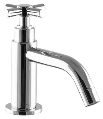 Produktbild von PaulGurkes Kaltwasser Standventil Armatur Kreuzgriff kleiner Wasserhahn Chrom