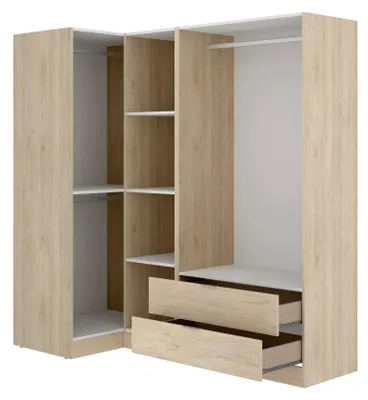 Produktbild von Kleiderschrank Sillara,  174x91h184 cm,  Eiche