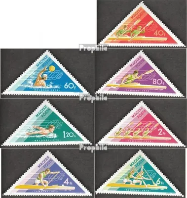 Produktbild von Briefmarken Ungarn 1973 Mi 2919A-2925A (kompl.Ausg.) postfrisch Wassersport-WM