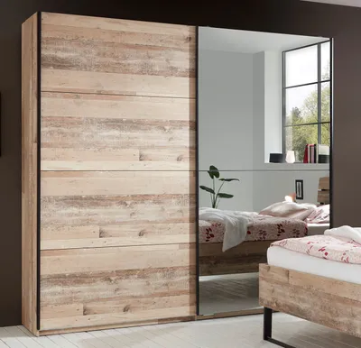Produktbild von Schwebetürenschrank Kleiderschrank Schiebetürenschrank Schlafzimmer "Renfrew I"