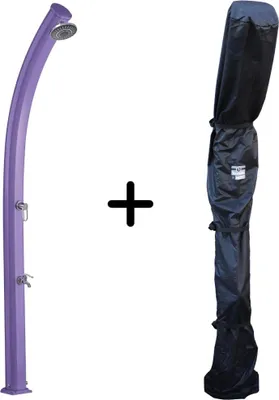 Produktbild von Solardusche Jolly 25L Violett mit Duschabdeckung