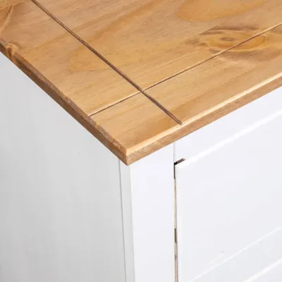 Immagine prodotto di vidaXL Credenza bianca 80 x 40 x 83 cm Pino di Panama