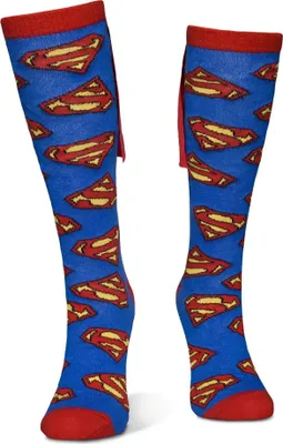 Produktbild von Superman Socken mit Cape Größe 39-42