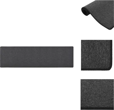 Produktbild von vidaXL Teppichläufer Anthrazit 50x200 cm -  Teppiche
