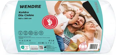 Produktbild von Ganzjahresdecke 160x200 cm weiß gesteppt groß