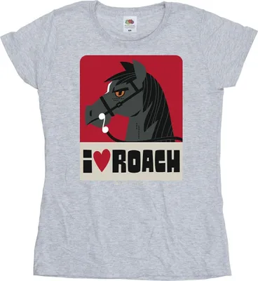 Produktbild von Netflix - "The Witcher I Heart Roach" T-Shirt für Damen BI44194 (XL) (Grau)