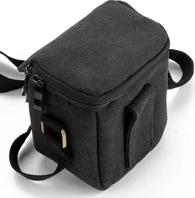 Produktbild von K-S-Trade Umhängetasche kompatibel mit Canon PowerShot SX420 IS Schulter Tasche Tragetasche Kameratasche Fototasche schwarz Schutzhülle