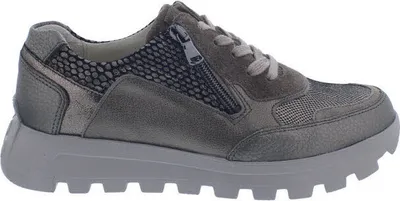 Produktbild von Waldläufer H-Ajala Sneaker, Glattleder kombi., Beige Storm Bronce, Weite H 993004-807-837 38