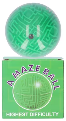 Produktbild von 3D Labyrinth Ball Gehirntraining Intellektuelles Puzzlespiel Spielzeug Wunderbares Geschenk für Kinder KinderGrün