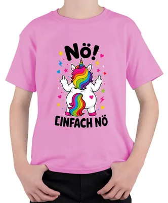 Obrázek produktu pro Tričko pro děti, motiv jednorožec, duha, vtipné, uni, růžové, velikost 116