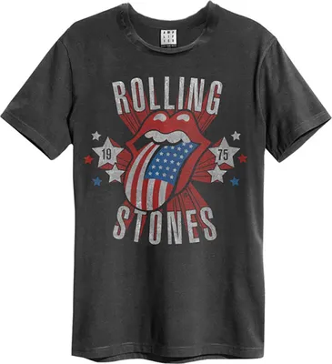 Produktbild von Amplified - "Stateside 75" T-Shirt für Herren/Damen Uni GD857 (XS) (Holzkohle)