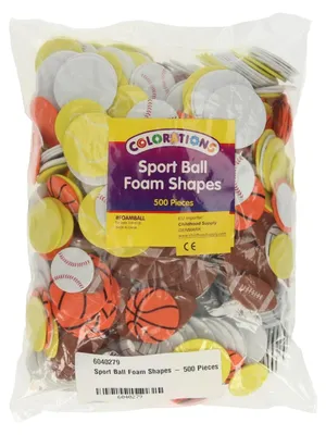 Zdjęcie produktu dla Colorations - Piłki sportowe z pianki, 500 szt.
