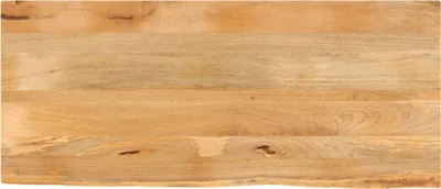 Produktbild von Möbel Tischplatte mit Baumkante 140x60x3,8 cm Massivholz Mango - Tischplatten 370505