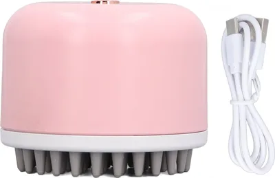 Produktbild von Katzenmassage Pinsel Elektrische Haustierkopf Kopfhaut Massaget Förderung des Zirkulationskreislaufs Tragbares Hundepflege Pink