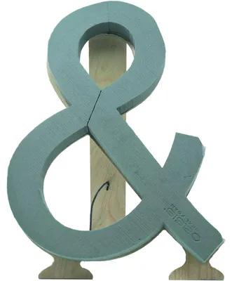 Steckschaum &-Zeichen, 40 x 31 x 6 cm