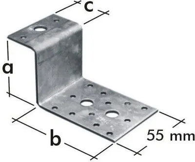 Produktbild von Spojka typu "Z" LZ 2, 50x55 pozinkovaný plech