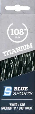 Produktbild von BLUE SPORTS Titanium/Elite Schnürsenkel gewachst (1 Paar)
