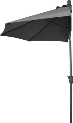 Produktbild von TrendLine Balkon-Halbschirm anthrazit, Spannweite: 260 cm, Tiefe: 120 cm