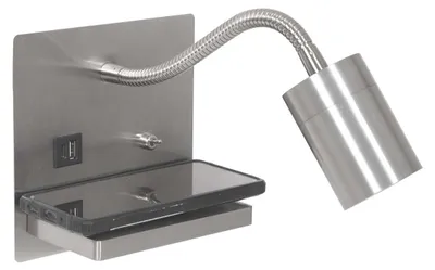 Produktbild von Steinhauer Tischleuchte Upround 1-flammig Stahl Matt 16x30cm