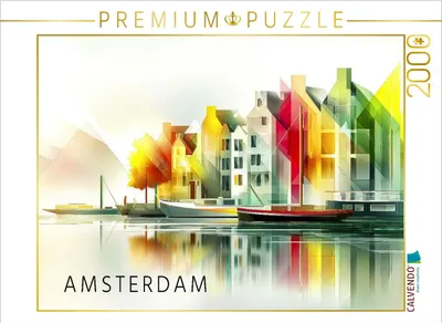 Produktbild von CALVENDO Puzzle Amsterdam | 2000 Teile Lege-Größe 90x67cm Foto-Puzzle für glückliche Stunden
