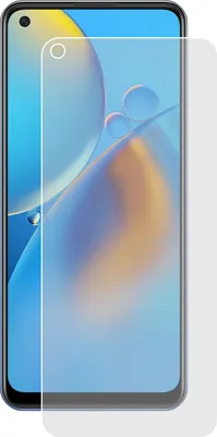 A screen protector is placed over a smartphone screen.