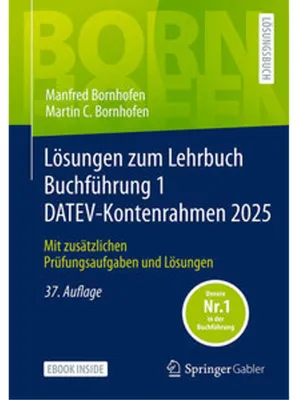Produktbild von Lösungen zum Lehrbuch Buchführung 1 DATEV-Kontenrahmen 2025