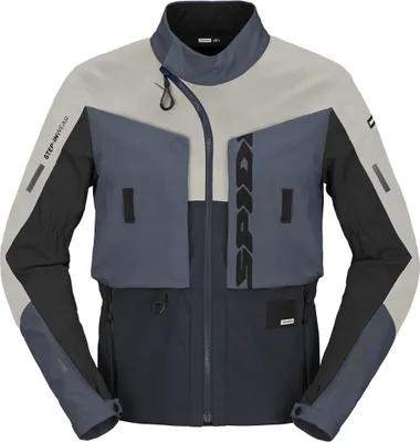 Immagine prodotto di Giacca da moto in tessuto Spidi Frontier, grigio scuro/grigio chiaro, XL